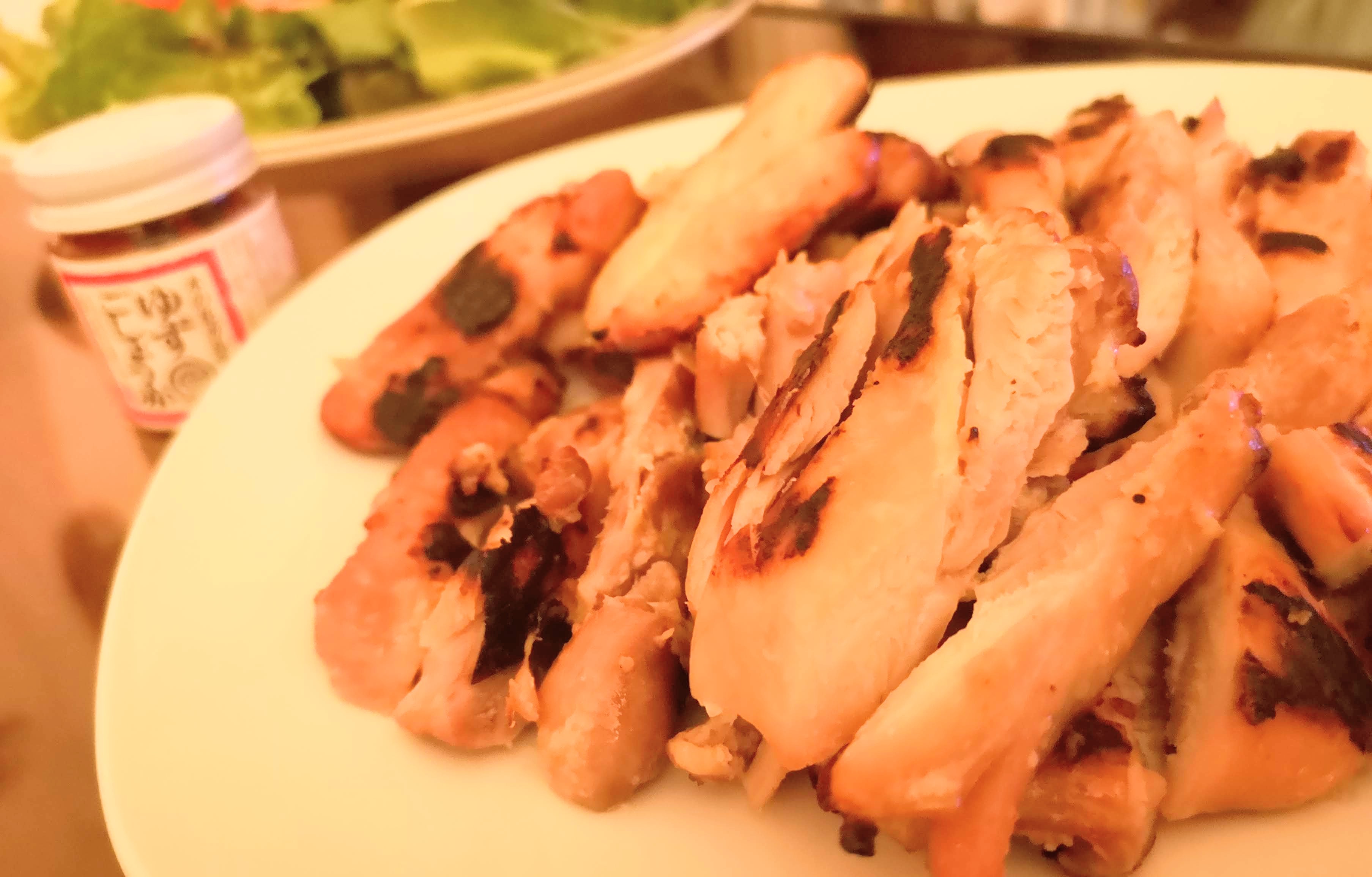 Sauteed Chicken marinated with Shio Koji