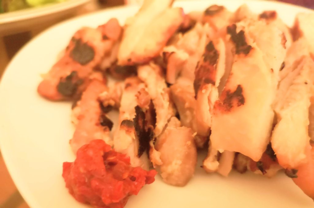 Sauteed Chicken marinated with Shio Koji 