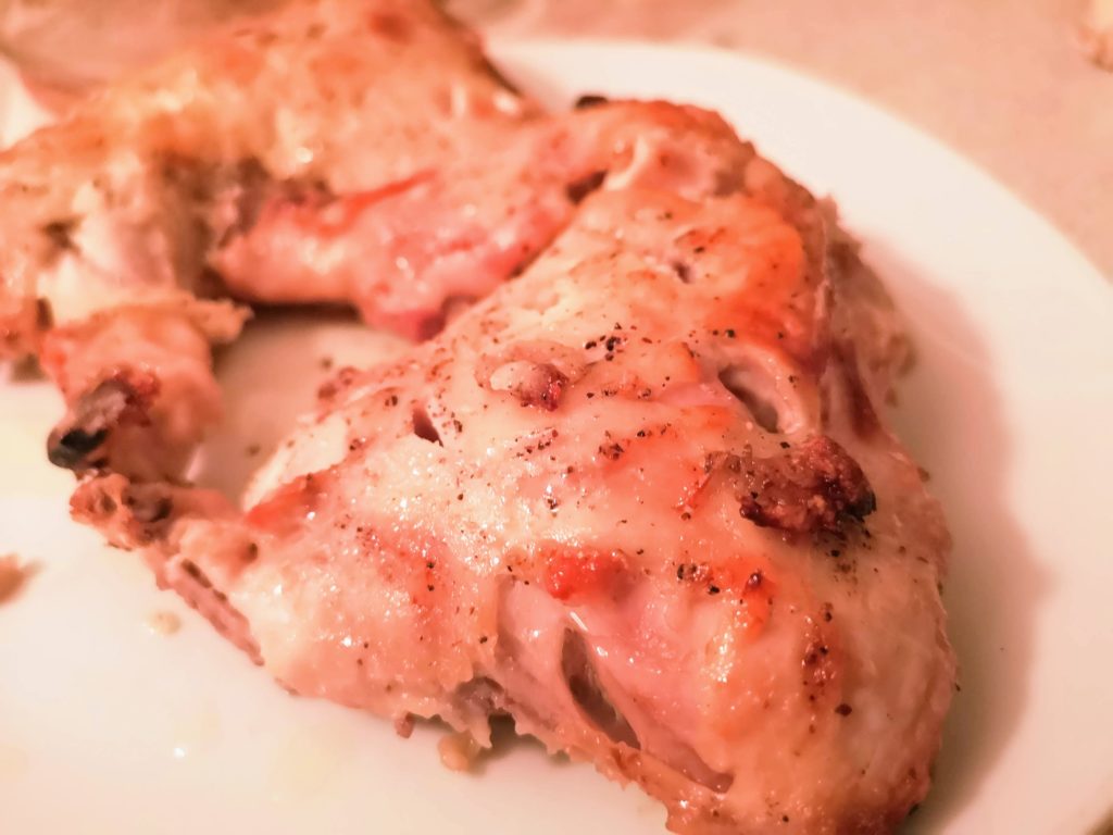 Roasted Chicken Legs marinated with Shio Koji 