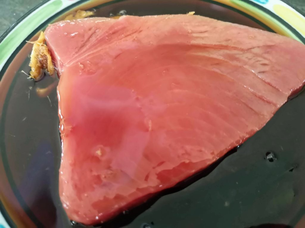 How to make Tuna (Maguro) Marinated with Soy Sauce