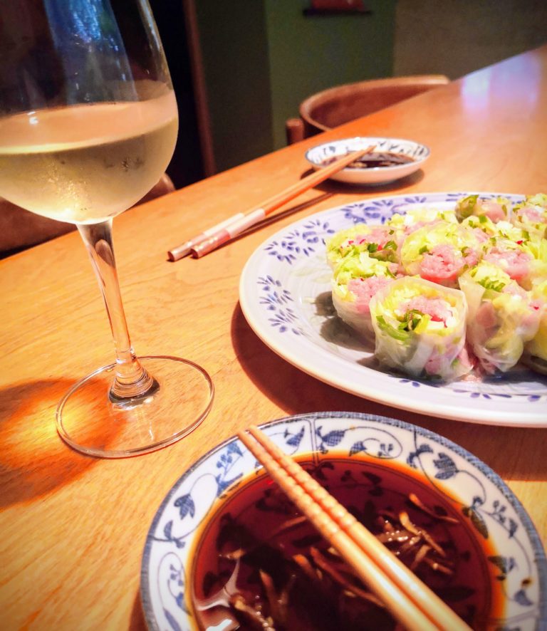 Tuna Tartar in spring rolls Recipe for Home Party Fermented Food