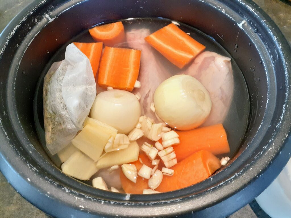 Stewed Chicken Wings with Shiokoji and Herbs in a Rice Cooker